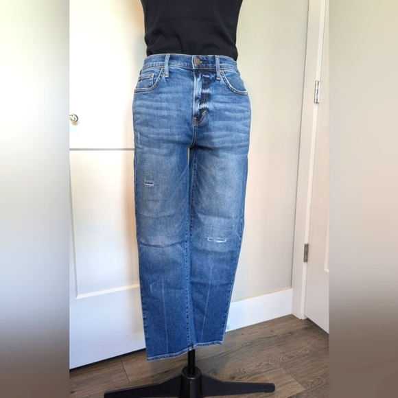 a.n.a women's jeans high-rise slim-fit ankle cut size 8 with 26" inseam EUC - Picture 1 of 4